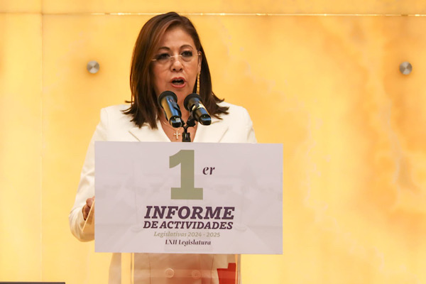 Laura Artemisa rinde primer informe, destaca inclusión y productividad legislativa