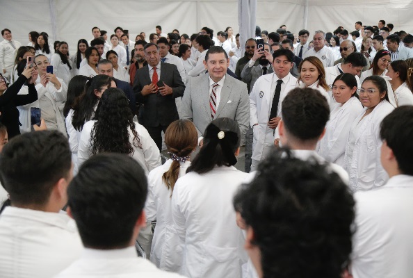 Con justicia y bienestar, habrá mejor salud: Armenta