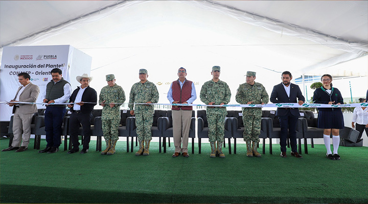 Gobernador de Puebla inaugura Conalep en Oriental