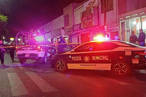 Aparente balacera deja una mujer muerta y cuatro lesionados en Tecamachalco 