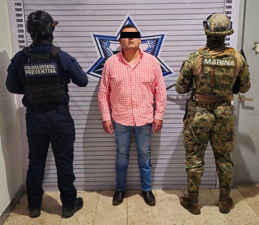 Cae “El Charro” presunto operador de grupo delincuencial; operaba en el mercado Morelos