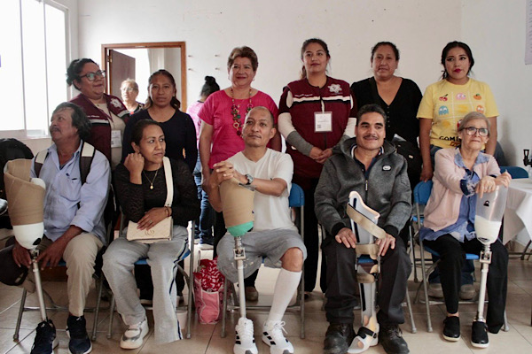 Con prótesis, Sedif brinda movilidad y utonomoa a personas con discapacidad