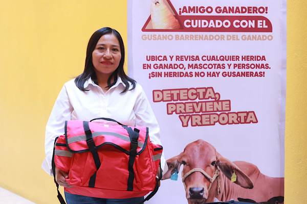 Puebla refuerza control sanitario del gusano barrenador del ganado