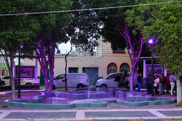 Gobierno de la Ciudad entrega mantenimiento de fuentes del Parque de las Letras
