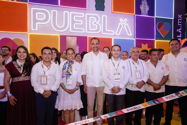 Promueve gobierno de Pepe Chedraui, Puebla capital en Tianguis Turístico México 2026