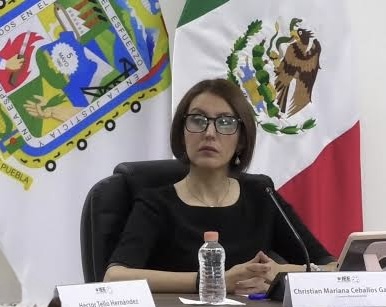 Designan a Mariana Ceballos como presidenta provisional del IEE