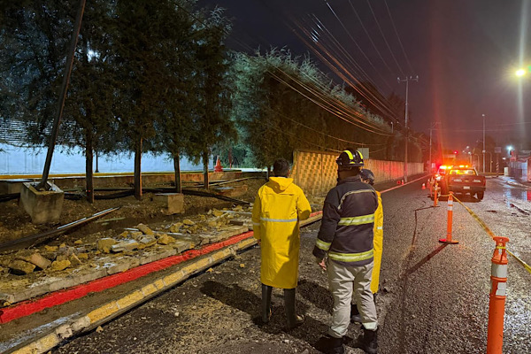 Gobierno de Puebla atiende emergencia por lluvias, sin riesgo para la población