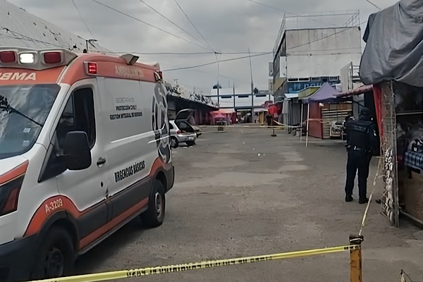 Ataque armado en el Mercado Morelos deja tres heridos; no hay detenidos