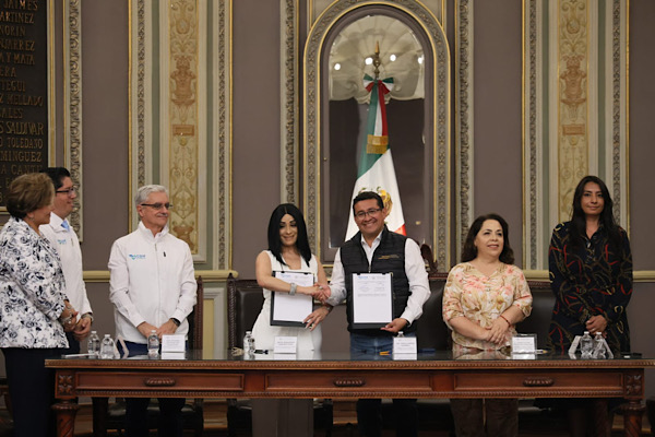 Signan Congreso del Estado y la CDH Puebla Convenio de Colaboración