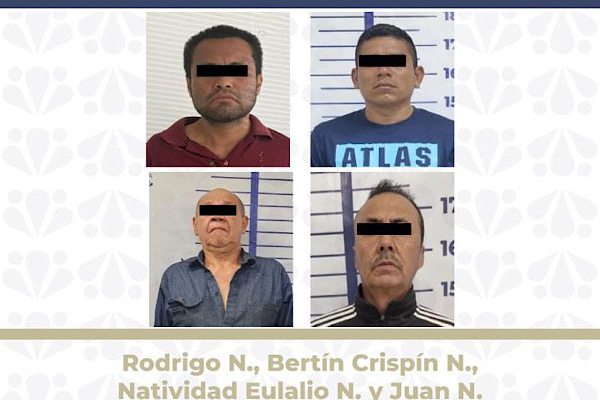 FGE realiza detenciones por homicidio y delitos contra la salud en Puebla