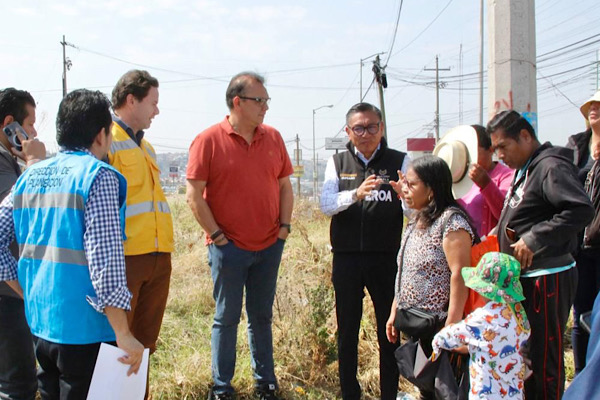 José Luis Figueroa gestiona servicio de agua para habitantes de San Francisco Totimehuacán