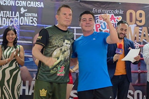 Julio César Chávez y El “Travieso” Arce listos para la gran pelea con causa