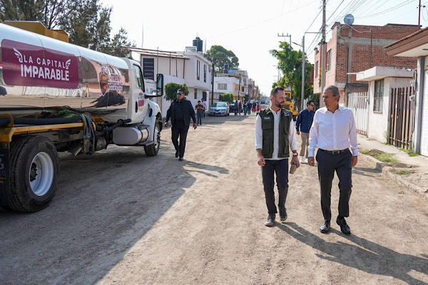 Impulsa Pepe Chedraui mejores vialidades con el Tren Capitalino de Pavimentación