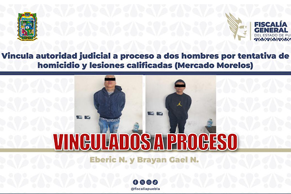 Vinculan a proceso a dos hombres por ataque armado en el Mercado Morelos