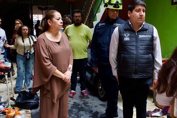 Gobierno de Puebla apoyará a negocios afectados por lluvia con Obra Comunitaria
