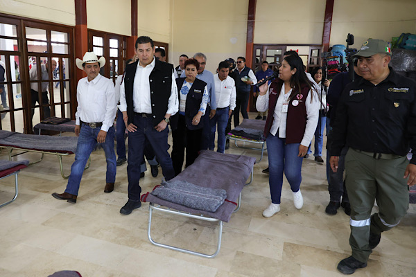 Reactiva Gobierno Estatal sistema de protección ante impactos climáticos en Sierra Norte