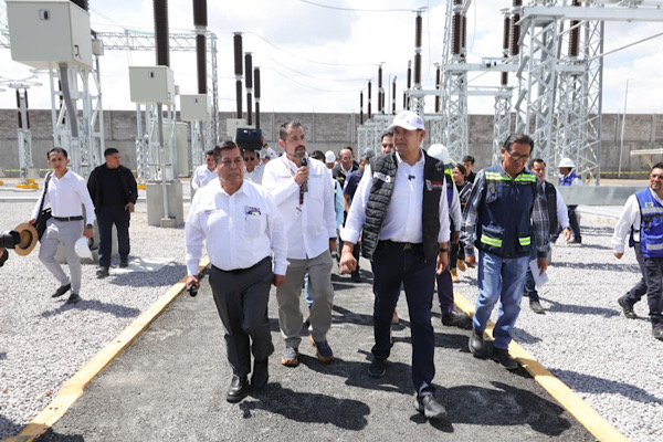 Subestación eléctrica asegura desarrollo industrial en San José Chiapa: Armenta