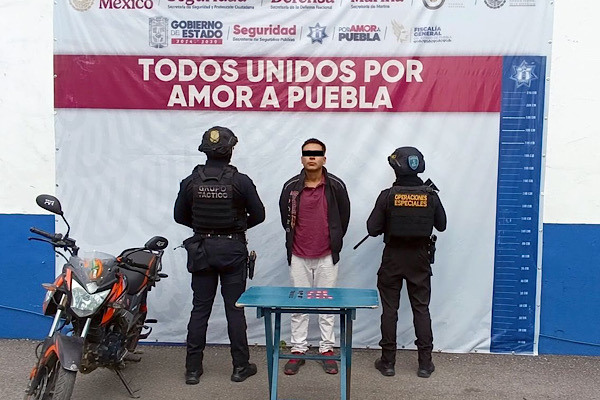 Detiene SSP a presunto generador de violencia que operaba en el mercado Morelos