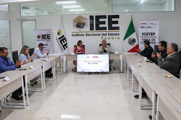 IEE e Icatep fortalecen la profesionalización del personal mediante convenio de colaboración