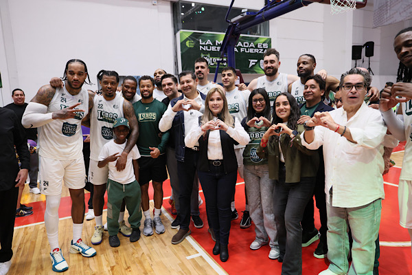 Con Lobos Puebla, Gobierno del Estado promueve el básquetbol profesional