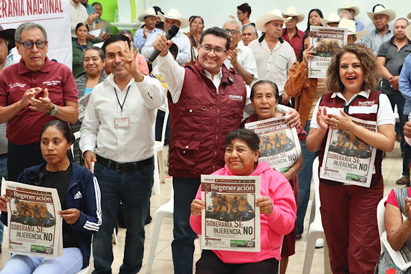 Llama diputado Pável Gaspar a fortalecer la organización del pueblo para defender la transformación y la soberanía nacional