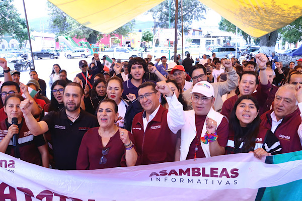 En San Salvador el Verde, Pável Gaspar hace un llamado a fortalecer la unidad y defender la soberanía nacional