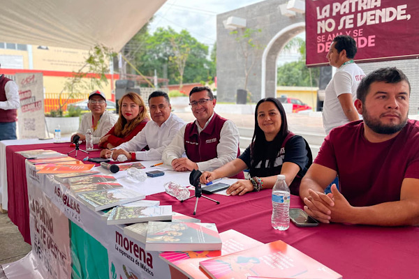 Desde Coronango, el diputado Pável Gaspar llama a defender la soberanía y consolidar la transformación del país
