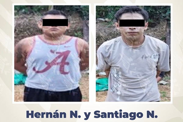 Detiene FGE a dos probables responsables de feminicidio en Cuetzalan