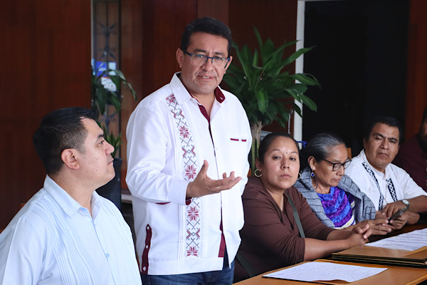 En Tehuacán, diputado Pável Gaspar se reúne con representantes de pueblos y comunidades indígenas