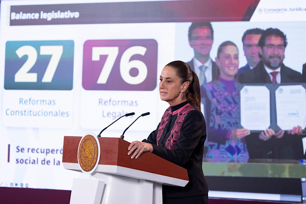 Sheinbaum recorrerá 10 estados para informar avances de su gobierno