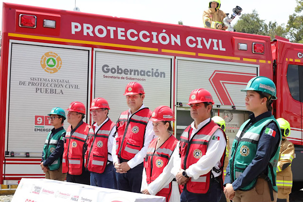 Puebla se suma al simulacro nacional 2026 y Gobierno Estatal fortalece capacidad preventiva