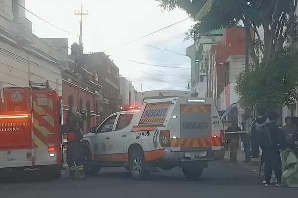 Muere mujer atropellada por unidad de la Ruta 4 en el Centro Histórico de Puebla