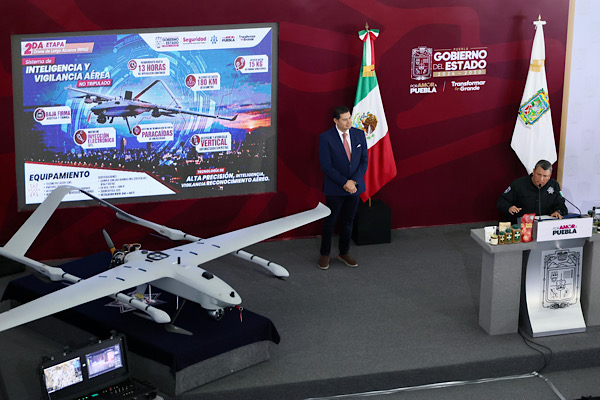 Se fortalece estrategia de seguridad estatal con drones de alta tecnología