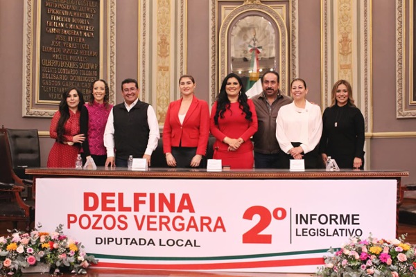 Trabajo para proteger y defender a las personas, destaca la diputada Delfina Pozos en su Segundo Informe de Actividades