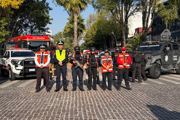 Más de 500 elementos de seguridad serán desplegados en la capital poblana por Día de Muertos